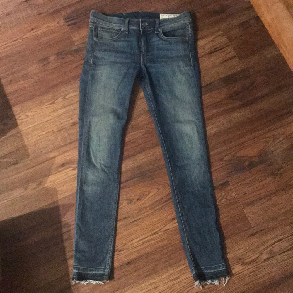 Rag and bone ankle skinny jeans size 27
